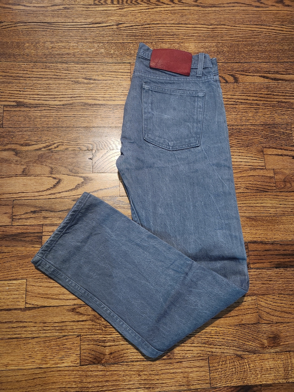 Naked and Famous Mens Jeans - Grey Selvedge Weird Guy Fit